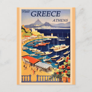Athene Griekenland  Grieks reisbureau Briefkaart