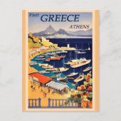 Athene Griekenland  Grieks reisbureau Briefkaart (Voorkant)