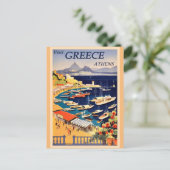 Athene Griekenland  Grieks reisbureau Briefkaart (Staand voorkant)