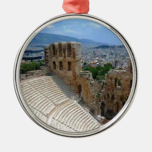Athene Griekenland het Colosseum Metalen Ornament (Voorkant)