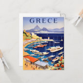  Athene Griekenland Kaart (Voorkant / Achterkant in situ)