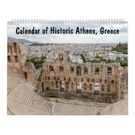 Athene, Griekenland Kalender