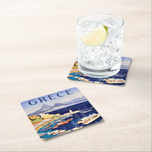 Athene Griekenland Kartonnen Onderzetters