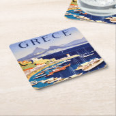  Athene Griekenland Kartonnen Onderzetters (Schuin)