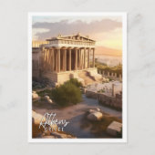 Athene Griekenland landmark acropolis Briefkaart (Voorkant)