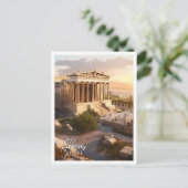 Athene Griekenland landmark acropolis Briefkaart (Staand voorkant)