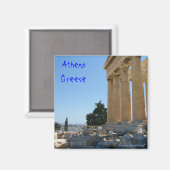 Athene Griekenland magneet ontwerp (Voorkant / Achterkant)