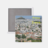 Athene Griekenland magneet ontwerp (Voorkant / Achterkant)