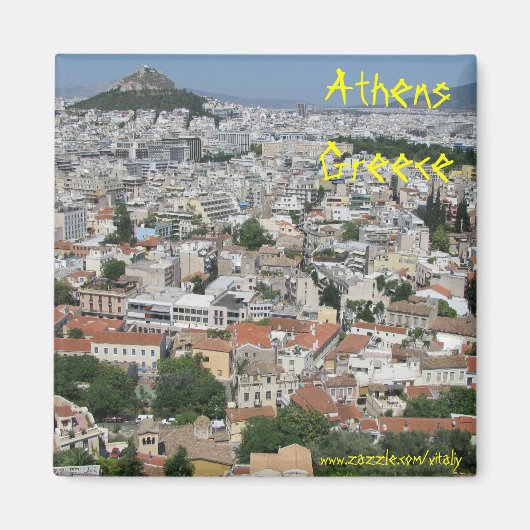 Athene Griekenland magneet ontwerp (Voorkant)