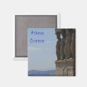 Athene Griekenland magneet ontwerp (Voorkant / Achterkant)