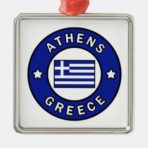 Athene Griekenland Metalen Ornament