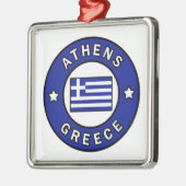 Athene Griekenland Metalen Ornament (Links)