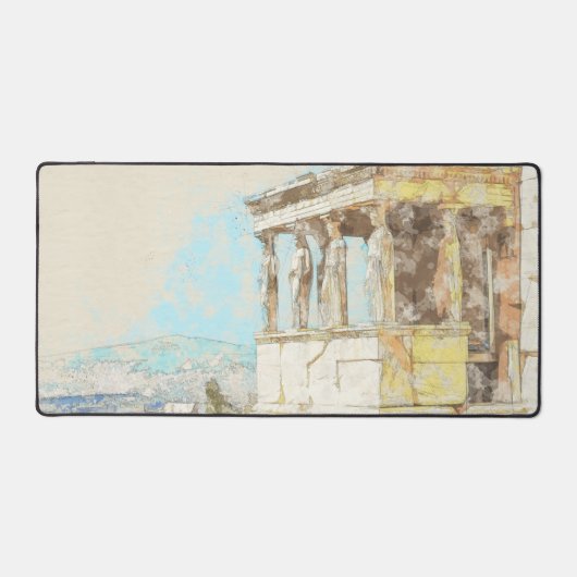 Athene Griekenland Oude Stad Desk Mat – Historisch (Voorkant)