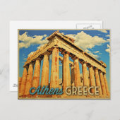 Athene Griekenland Parthenon Briefkaart (Voorkant / Achterkant)