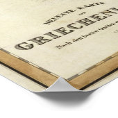 Athene, Griekenland Poster (Hoek)