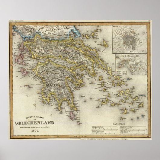 Athene, Griekenland Poster (Voorkant)