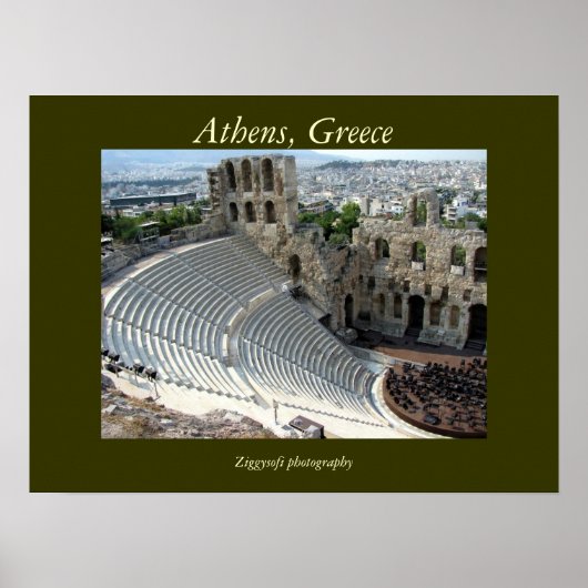 Athene, Griekenland poster (Voorkant)