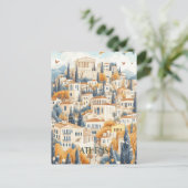 Athene Griekenland Reizen Briefkaart (Staand voorkant)