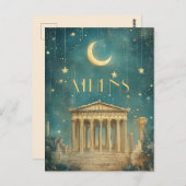 Athene Griekenland Reizen Briefkaart (Voorkant / Achterkant)