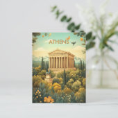 Athene Griekenland Reizen Briefkaart (Staand voorkant)