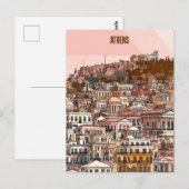 Athene Griekenland Reizen Briefkaart (Voorkant / Achterkant)