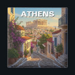 Athene Griekenland Reizen Magneet<br><div class="desc">Athene, de hoofdstad van Griekenland, is een stad waar oude geschiedenis en het moderne leven naast elkaar bestaan in een fascinerende mix. Als de geboorteplaats van de democratie en de Westerne beschaving, is Athene de thuisbasis van enkele van de meest iconische bezienswaardigheden ter wereld, waaronder de Akropolis, die over de...</div>