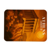 Athene Griekenland Reizen Retro Magneet (Horizontaal)