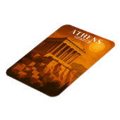  Athene Griekenland Reizen Retro Magneet (Linkerzijde)