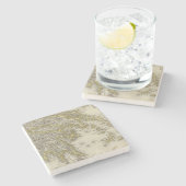 Athene, Griekenland Stenen Onderzetter (Zijkant)