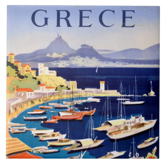  Athene Griekenland Tegeltje (Voorkant)