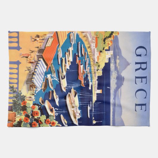 Athene Griekenland Theedoek (Horizontaal)