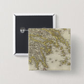 Athene, Griekenland Vierkante Button 5,1 Cm (Voorkant /achterkant)
