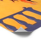 Athene, Griekenland Vintage Travel Poster (Hoek)