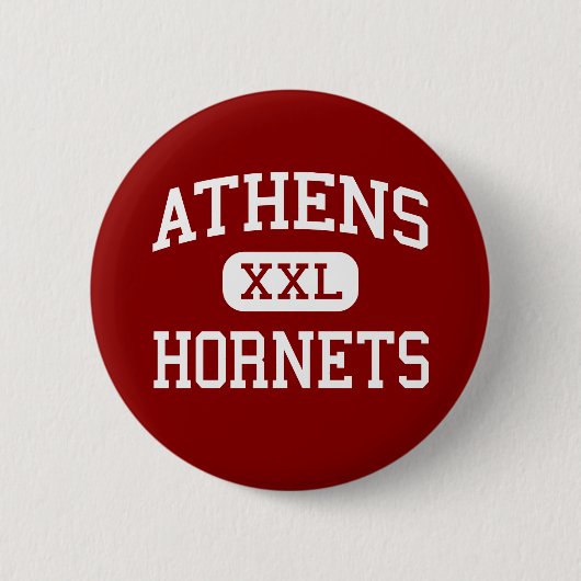 Athene - Horzels - Middelbare school - Athene Ronde Button 5,7 Cm (Voorkant)