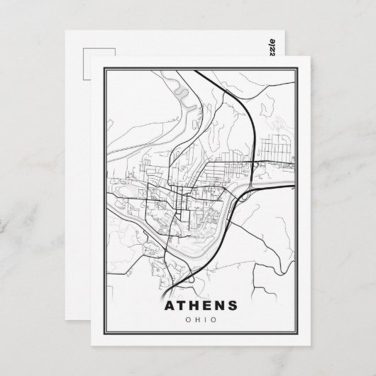 Athene-kaart Briefkaart (Voorkant / Achterkant)