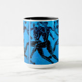 Athene Marathon Blue Print Mok (Midden)