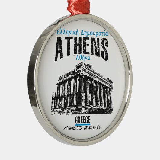 Athene Metalen Ornament (Rechts)