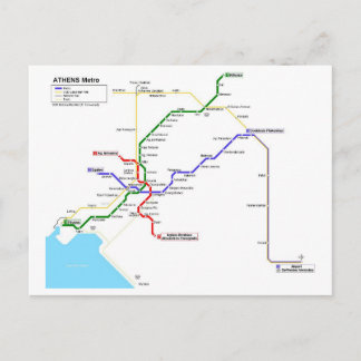 Athene-metro Briefkaart