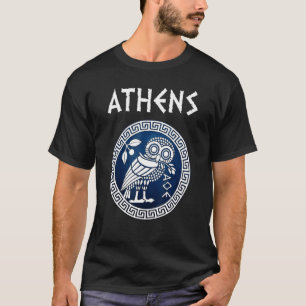 Athene Oud Atheens symbool van Athena T-shirt