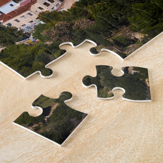 Athene over het hoofd legpuzzel (Zijkant)