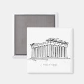 Athene Parthenon 2 Magneet (Voorkant / Achterkant)