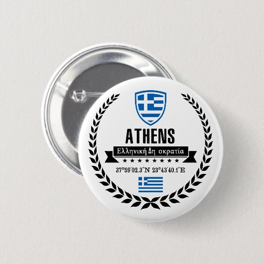 Athene Ronde Button 5,7 Cm (Voorkant /achterkant)