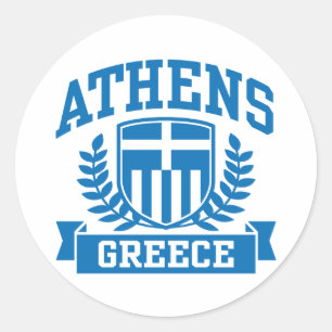 Athene Ronde Sticker