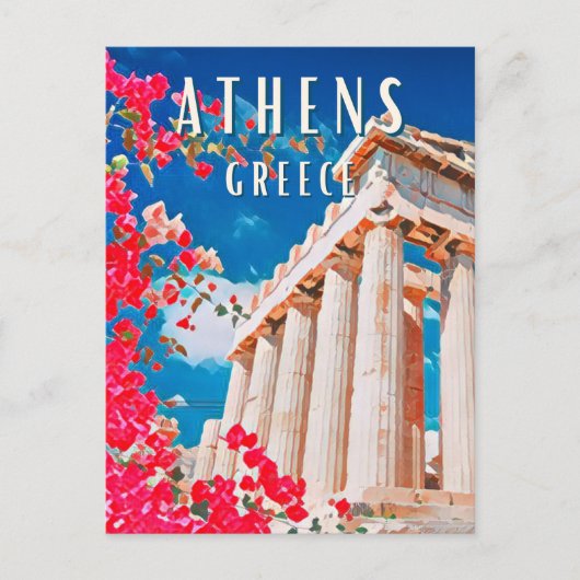 Athene, stad van de Griekse mythologie Briefkaart (Voorkant)