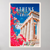 Athene, stad van de Griekse mythologie Poster (Voorkant)