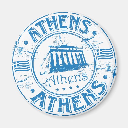 Athene Stempel Magneet (Voorkant)