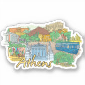 Athene Sticker (Voorkant)