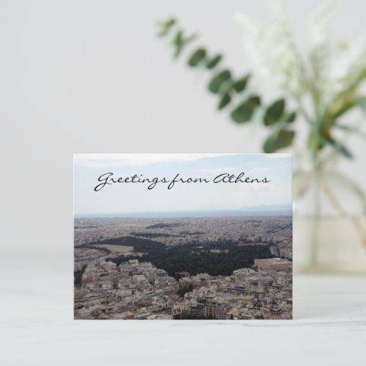 athene vista groeten briefkaart (Staand voorkant)