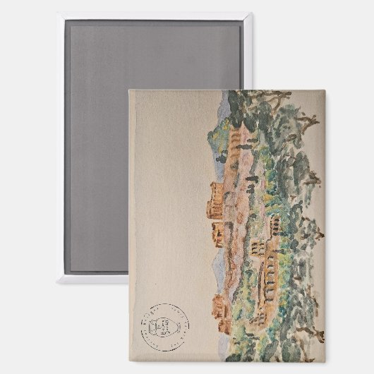 Athenian Acropolis Magnet (Voorkant / Achterkant)