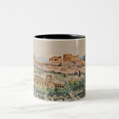 Athenian Acropolis Mug Tweekleurige Koffiemok (Center)
